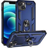 Dexmon iPhone 15 Kılıf Mıknatıslı Telefon Tutucu Yüzük ve Stant Özellikli Darbelere Full Korumalı - Lacivert
