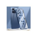 Dexmon iPhone 15 Pro İle Uyumlu Kılıf Kamera Lens ve Hoparlör Toz Korumalı Magsafe İle Uyumlu Silikon Kapak, Titanyum Mavi