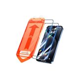 Dexmon Iphone 15 Pro Max İle Uyumlu Ekran Koruyucu Tam Kaplayan Cam Otomatik Hizalamalı Toz Önleyici
