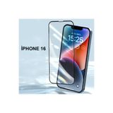 Dexmon iPhone 16 6D Cam Ekran Koruyucu Ekranı Tam Kaplayan Güçlü Yapışkan Özellikli Kılıf Dostu