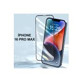 Dexmon iPhone 16 Pro Max İle Uyumlu 6D Cam Ekran Koruyucu Ekranı Tam Kaplayan Güçlü Yapışkan Özellikli Kılıf Dostu