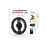 Dexmon Magsafe Telefon Tutucu Ring Stand 360° Döner Stres Çarkı Manyetik Telefon Halkası Katlanabilir Stand