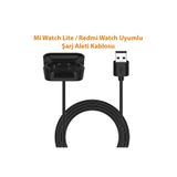 Dexmon Mi Watch Lite /Redmi Watch Uyumlu Usb Manyetik Akıllı Saat Şarj Kablosu Şarj Aleti