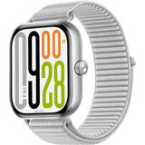 Dexmon Redmi Watch 4/5/6 - 6 Active / 6 Lite - Smart Band 10 Band 9 Pro/ 8 Pro Uyumlu Hasır Örgü Ince Kumaş Cırtlı Kordon Kayış - Redmi Watch 4/5/6 - Smart Band 10 Band 8 9 10 Pro - Gri
