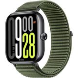 Dexmon Redmi Watch 4/5/6 - 6 Active / 6 Lite - Smart Band 10 Band 9 Pro/ 8 Pro Uyumlu Hasır Örgü Ince Kumaş Cırtlı Kordon Kayış - Redmi Watch 4/5/6 - Smart Band 10 Band 8 9 10 Pro - Haki