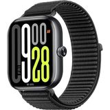 Dexmon Redmi Watch 4/5/6 - 6 Active / 6 Lite - Smart Band 10 Band 9 Pro/ 8 Pro Uyumlu Hasır Örgü Ince Kumaş Cırtlı Kordon Kayış - Redmi Watch 4/5/6 - Smart Band 10 Band 8 9 10 Pro - Siyah