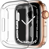 Dexmon Watch 7 8 9 41MM Uyumlu Şeffaf Silikon Kasa ve Ekran Koruyucu - Apple Watch 41mm