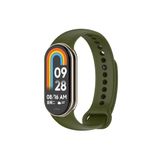 Dexmon Xiaomi İle Uyumlu Mi Band 8 Mi Band9 Uyumlu Akıllı Bileklik Silikon Kordon Kayış, Haki