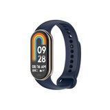 Dexmon Xiaomi İle Uyumlu Mi Band 8 Mi Band9 Uyumlu Akıllı Bileklik Silikon Kordon Kayış, Lacivert