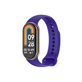 Dexmon Xiaomi İle Uyumlu Mi Band 8 Mi Band9 Uyumlu Akıllı Bileklik Silikon Kordon Kayış, Mor