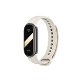 Dexmon Xiaomi İle Uyumlu Mi Band 8 Mi Band9 Uyumlu Akıllı Bileklik Silikon Kordon Kayış, Starlight