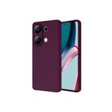 Dexmon Xiaomi İle Uyumlu Redmi Note 13 Pro 4G Uyumlu Ekran Koruyucu + Kılıf İçi Kadife 3D Kamera KorumaIı Kapak, Mor