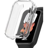 Dexmon Xiaomi Mi Band 8 Active / Redmi Smart Band 2 Uyumlu Şeffaf Silikon Kasa ve Ekran Koruyucu