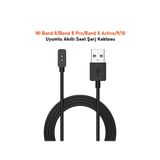 Dexmon Xiaomi Mi band 8/Band 8 Pro/Band 8 Active/Band 9/Band 10 Uyumlu Akıllı Saat Usb Şarj Aleti Kablosu