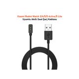 Dexmon Xiaomi Redmi Watch 3/4/5/5 Active / 5 Lite Uyumlu Akıllı Saat Usb Şarj Aleti Kablosu