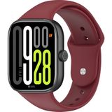 Dexmon Xiaomi Redmi Watch 4 / 5 / 6 & Smart Band 9 Pro / 8 Pro Uyumlu Spor Silikon Kordon Kayış - Bordo