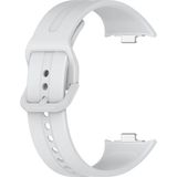 Dexmon Xiaomi Redmi Watch 4 5 6 / Xiaomi Smart Band 9 Pro 8 Pro Uyumlu Tokalı Çizgi Desenli Silikon Kordon - Açık Gri