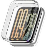 Dexmon Xiaomi Smart Band 9 Pro Uyumlu Şeffaf Silikon Kasa ve Ekran Koruyucu