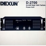 Dexun D-2700 Hat Trafolu Stereo Power Anfi