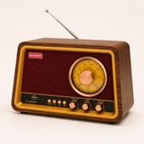Dexxony Antika Series Retro Büyük Boy Nostaljik Radyo - Bluetooth Hoparlör Fm Am Sw 3 Bant USB Tf Kart Typ-C Şarjlı Antenli - Kahverengi