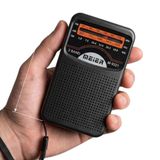 Dexxony M-9321 Type-C Şarjlı Taşınabilir 3 Bant (Fm/am/sw) Nostaljik Cep Radyosu - Siyah