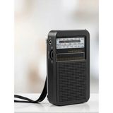Dexxony Şarjlı Cep Radyosu - Fm Radyo, Deprem Radyosu Taşınabilir Küçük Radyo (Videolu Ürün) - Gri - Siyah
