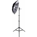 Deyatech 3Lü Strobist Set. Işık Ayağı,Şemsiye,Flaş Ve Şemsiye Adaptörü Ğümüş