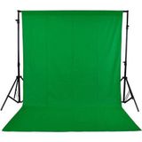 Deyatech Background Green Screen Yeşil Fon Perde (3X6M) + Fon Standı