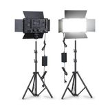 Deyatech Pro LED 800 Video Çekim Işığı Çift Bataryalı LED Aydınlatma Işık (3m Kalın Işık Ayağıyla)