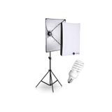 Deyatech Softbox 50X70Cm Tek Duyulu + Lambalı Sürekli Video Işığı Yotuber Kit Makeup Kit