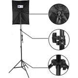Deyatech Softbox 50x70cm Youtuber Video Kit Sürekli Video Işık Pro Led Lambalı Yüksek Kalite