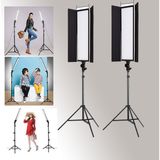 Deyatech Softbox LED Panel Pro Video Işık Makyaj ve Youtuber Işık - Siyah