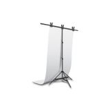Deyatech T Stand Ve 150cmx200cm Beyaz Pvc Fon
