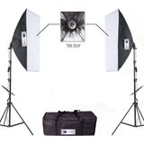 Deyatech Taşıma Çantalı Sürekli Strobist Softbox Işık Seti 50 x 70 cm 2'li