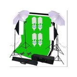 Deyatech Umberlla 84Cm+Background Green Fon Stand Softbox 50X70Cm