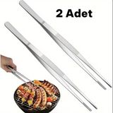 Deyhome Masterchef Pratik Şef Cımbızı – Paslanmaz Çelik Pişirme & Servis Maşası 30 cm - 2 Adet