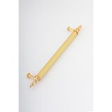 Deyhome Mobilya Kulbu Alüminyum Metal Zirve Model Altın Sarısı Kaplama Kulp (5 Adet) - 224mm