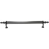 Deyhome Mobilya Kulbu Alüminyum Metal Zirve Model Krom Kaplama (5 Adet) Kulp - Gri - 192mm