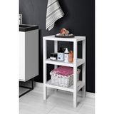 DEYHOME Ombeg 3 Katlı Modüler Raf Banyo Düzenleyici Mutfak Balkon Salon Bahçe Organizeri - Beyaz