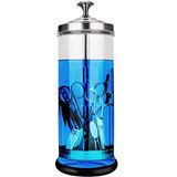 Dezenfektan Kavanoz Berber Sterilizatör Kavanoz Tırnak Aletleri ve Berber Mağazası Saç Stilisti Araçları Kavanoz (55 oz/1500 ml) için Dayanıklı Cam Kavanoz