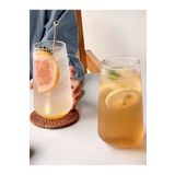 DEZİ Modern Tasarımlı Isıya Dayanıklı Borosilikat 500ML Cam Sunum Bardağı Origamicup