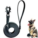 DEZIZEUSK9 Ağır Hizmet Tipi Silikon Köpek Tasması - Hızlı Bırakma Kilitleme Tokası - Su Geçirmez PVC Kauçuk Kaplı Naylon Taktik Tasma - Orta ve Büyük Köpekler, Eğitim, Açık Hava Maceraları veya Günlük Yürüyüşler