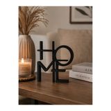 Dezora Home Minimal HOME Yazı Dekoru | 3D Baskı Dekoratif Masa Üstü Objesi | Salon, Konsol ve TV Ünitesi Aksesuarı