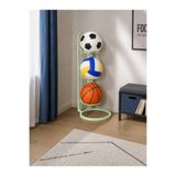 df doffo.com.tr creative furniture designs 3 Raflı Top Sepeti Çok Katlı Top Depolama Alanı Metal Top Sepet ve Rafı Çok Renkli Metal Top Standı