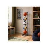 df doffo.com.tr creative furniture designs 5 Raflı Top Sepeti Çok Katlı Top Depolama Alanı Metal Top Sepeti ve Rafı Çok Renkli