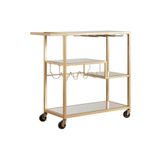 df doffo.com.tr creative furniture designs Gold Metal Şaraplık Servis Arabası Metal Aynalı Sunum Arabası Kadehlik