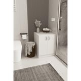 DF03107 Kapaklı Çamaşır Makinesi Dolabı Çamaşır Alt Modül BEYAZ