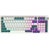 DF98 Rgb Kablosuz Mekanik Gaming Klavye - Yellow Switch, Hot Swap, 2.4g + Bluetooth 5.0 + Usb-C Bağ