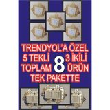 DfEventdesing Pleksi Priz Çerçevesi 8li Set