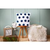 DFN Home Dfn Home Milano Ponponlu Beyaz Kırlent Kılıfı 50x50 İç Dolgu Hediyeli